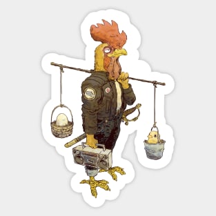 Big Daddy Rooster Sticker